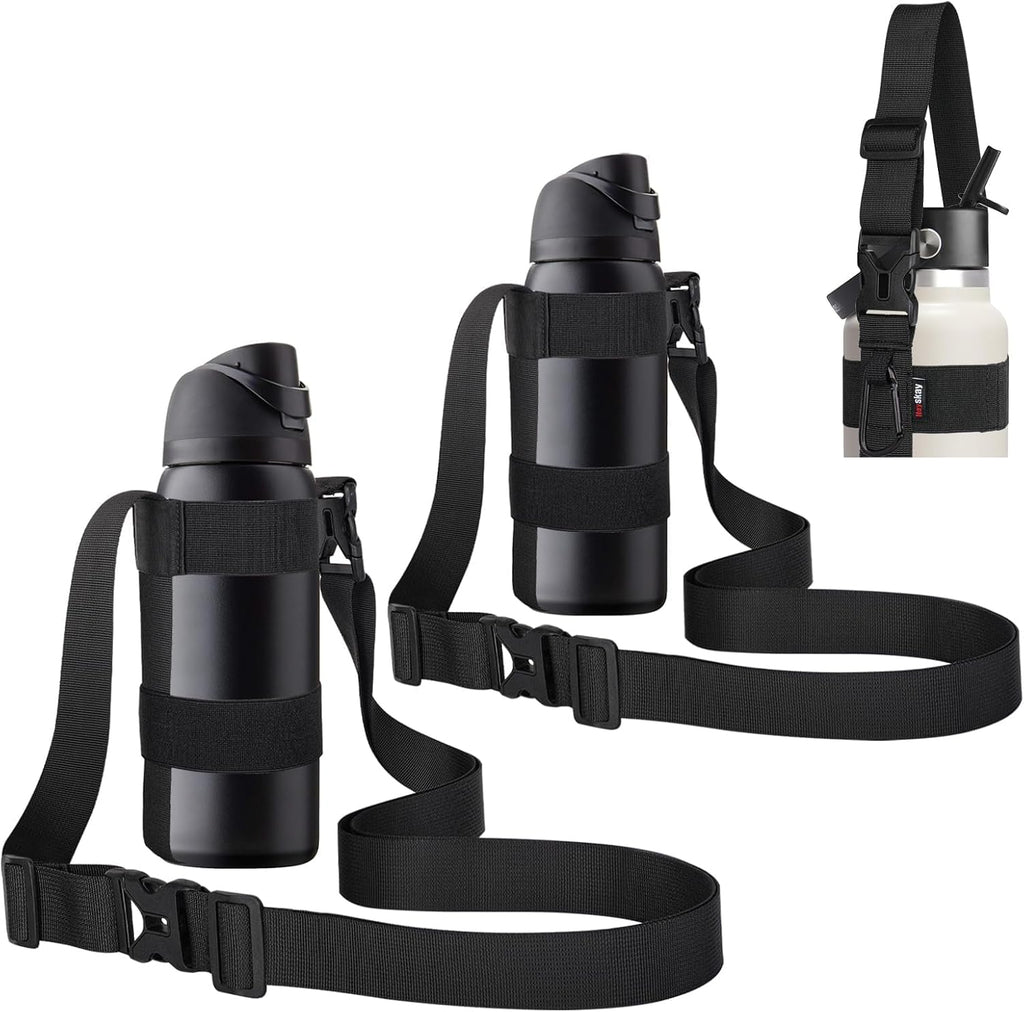 HEYSKAY Water Bottle Holder with Strap Adjustable Water Bottle Sling Strap