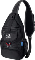 WATERFLY Packable Sling Backpack Lightweight Crossbody Bag Travel Daypack