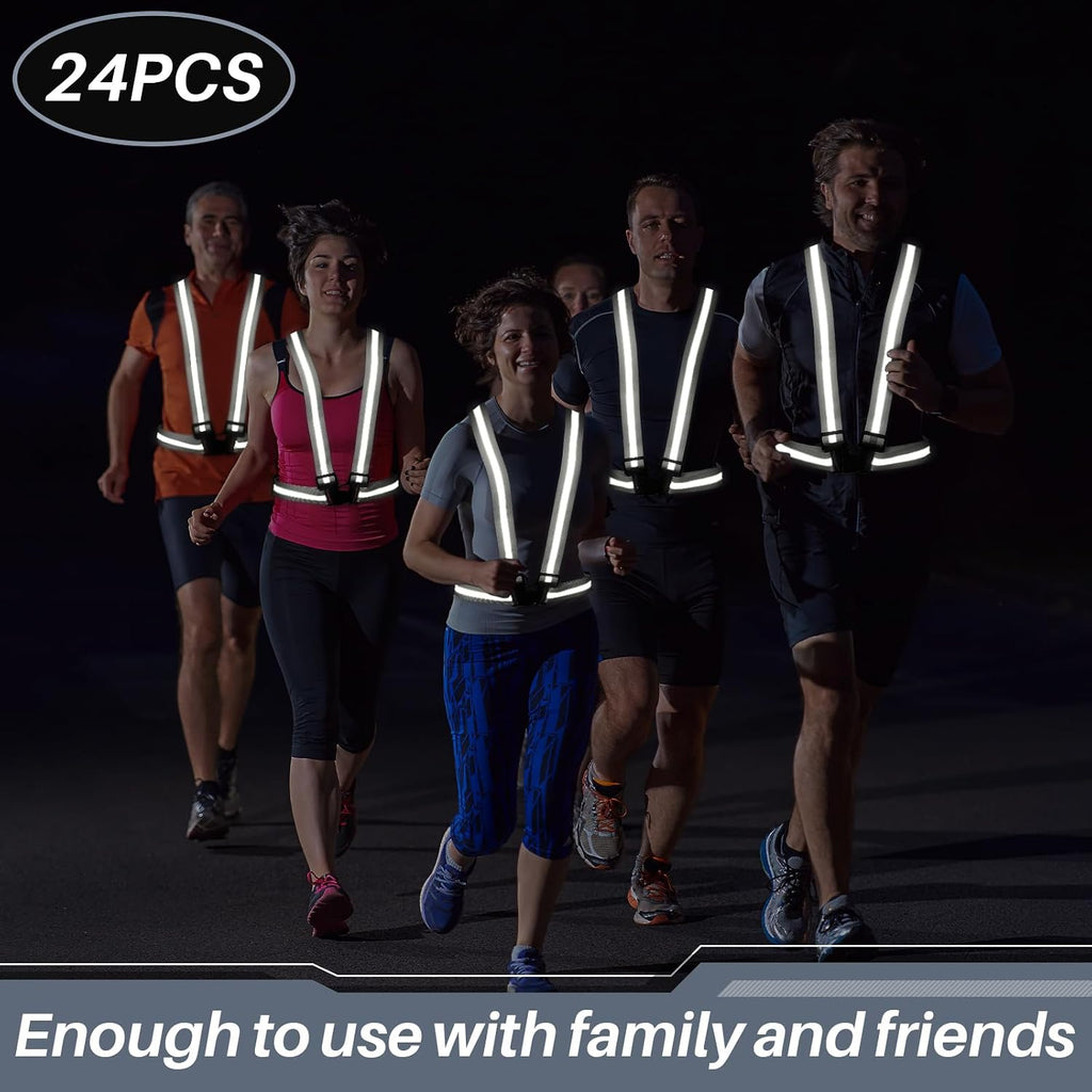 Hercicy Reflective Running Vests, Safety Vest Straps