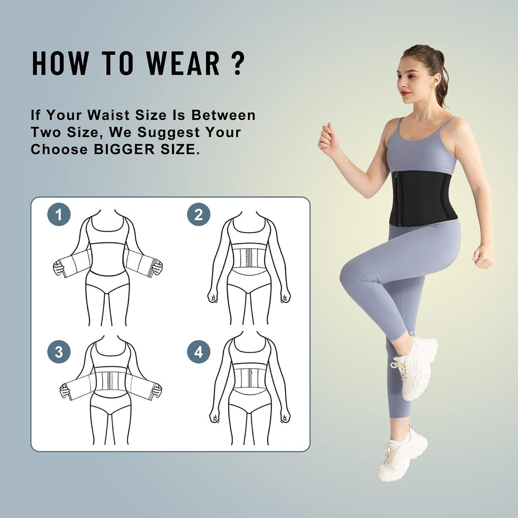 Short Torso Waist Trainer for Women Faja Body Shaper