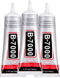 3.7oz B7000 Rhinestone Clear Glue for Jewelry Making, 110 ml Multipurpose Adhesive Jewlery Glue for Fabric, Tumblers, Rhinestones DIY Crafts, Nail Art, Makeup, Shoes, Cell Phones, Tablet, Wood