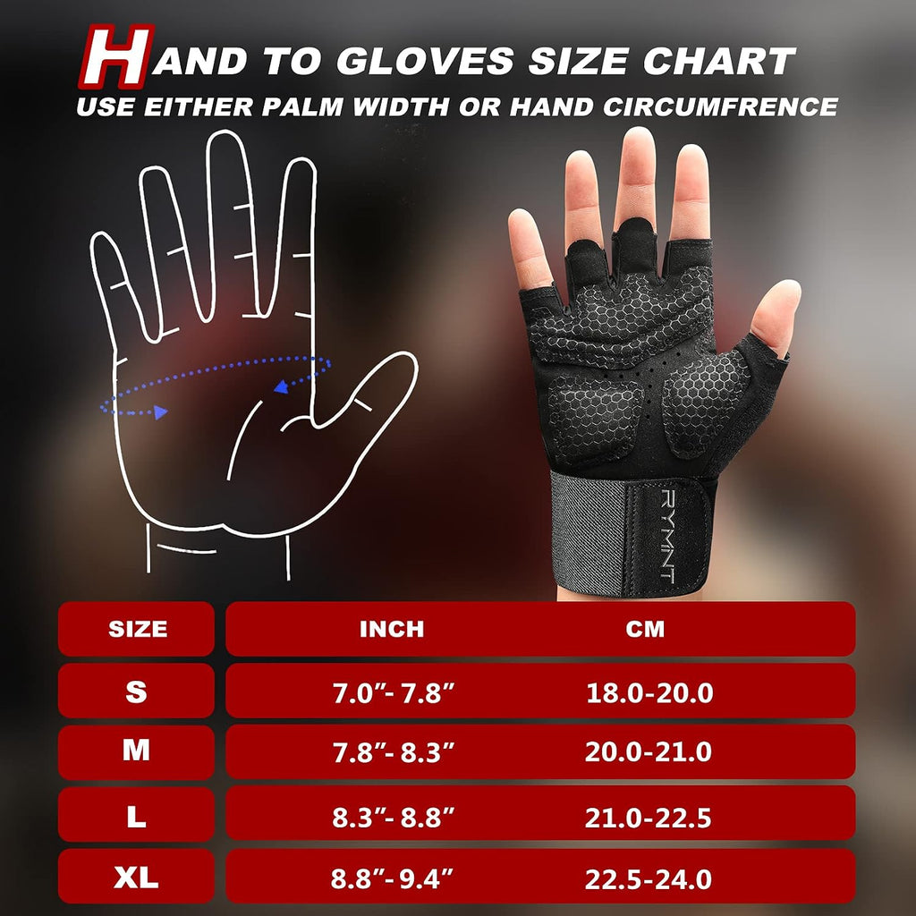 Workout Gloves for Women Men, Weight Lifting Gloves Padded, Full Palm Grip