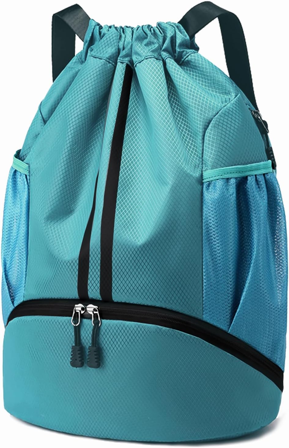 Hoedia Sports Drawstring Backpack - Swim Gym Bag for Women and Men
