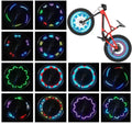 Bike Wheel Lights (2 Pack) - Waterproof LED Bicycle Spoke Tire Lights - 30 Different Patterns Change - Bike Accessories - Black