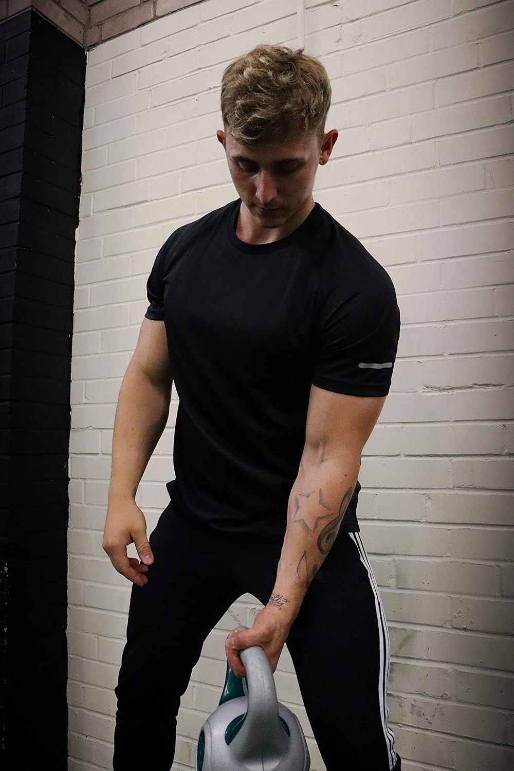 frueo Men's 1/3 Pack Workout Shirts Quick Dry Mesh Athletic T-Shirts