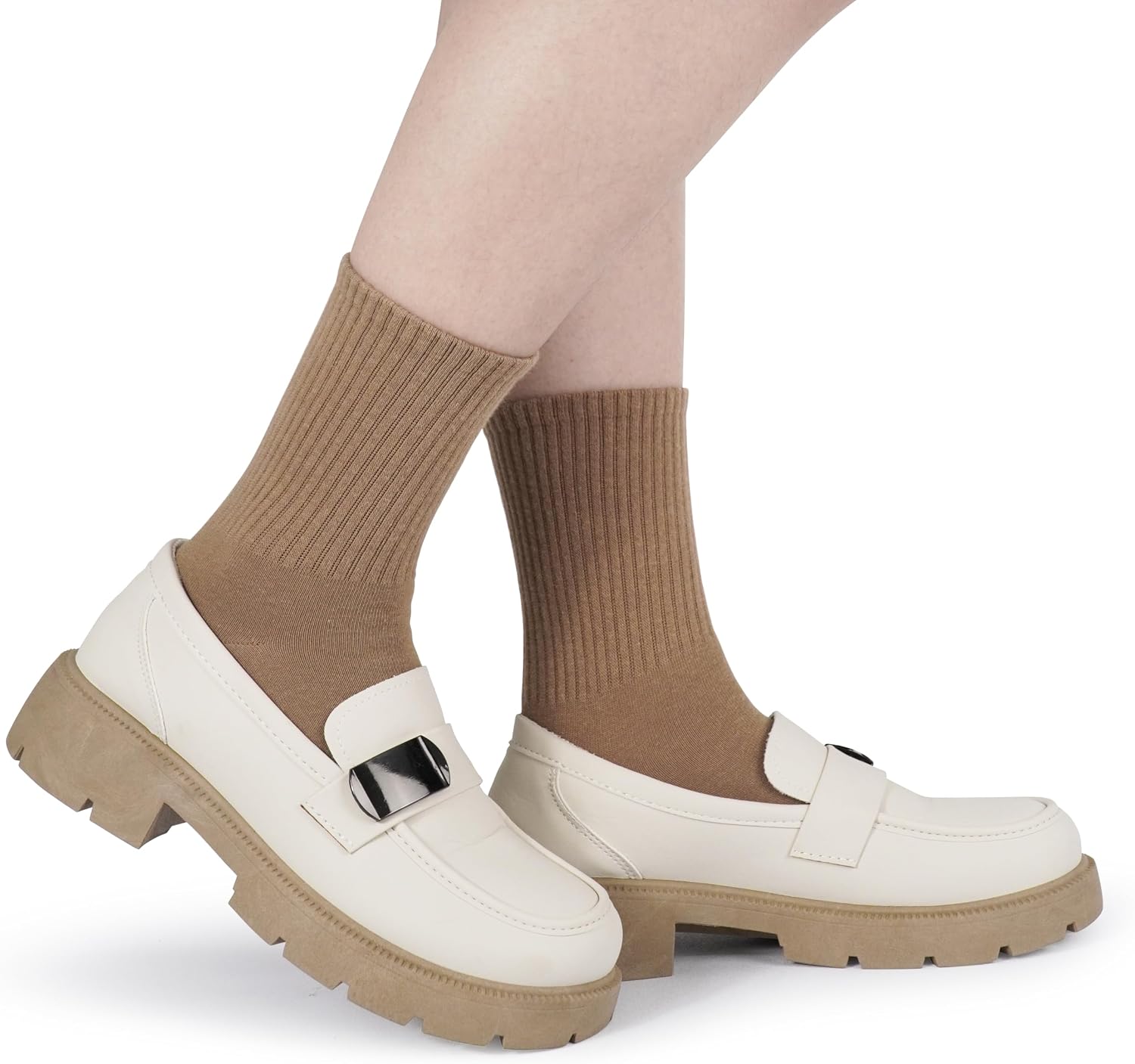 BomKinta Women Calf Socks Athletic Crew Sock