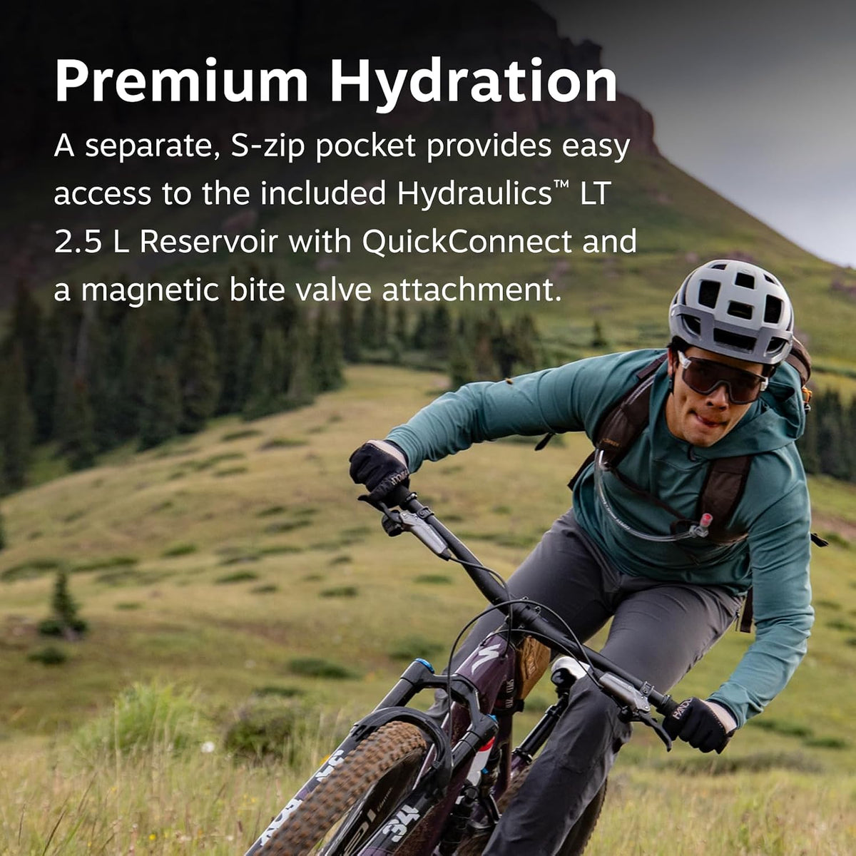 Osprey Syncro Men's Hiking Backpack with Hydraulics Reservoir -Lightweight Mountain Biking Hydration Pack