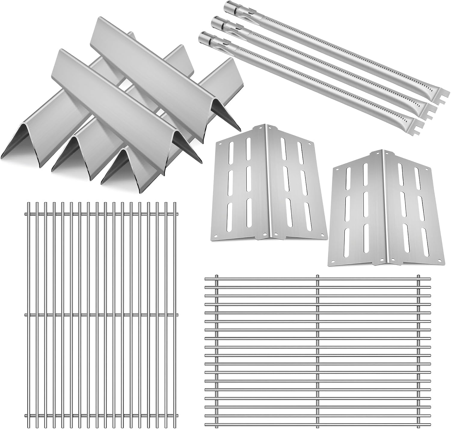 7524 7528 Cooking Grates 7622 Heat Deflectors 7620 Flavorizer Bars for Weber Genesis Grill Replacement Parts E-310 E-320 E-330 S-310 S320 S-330 EP-310 EP-320