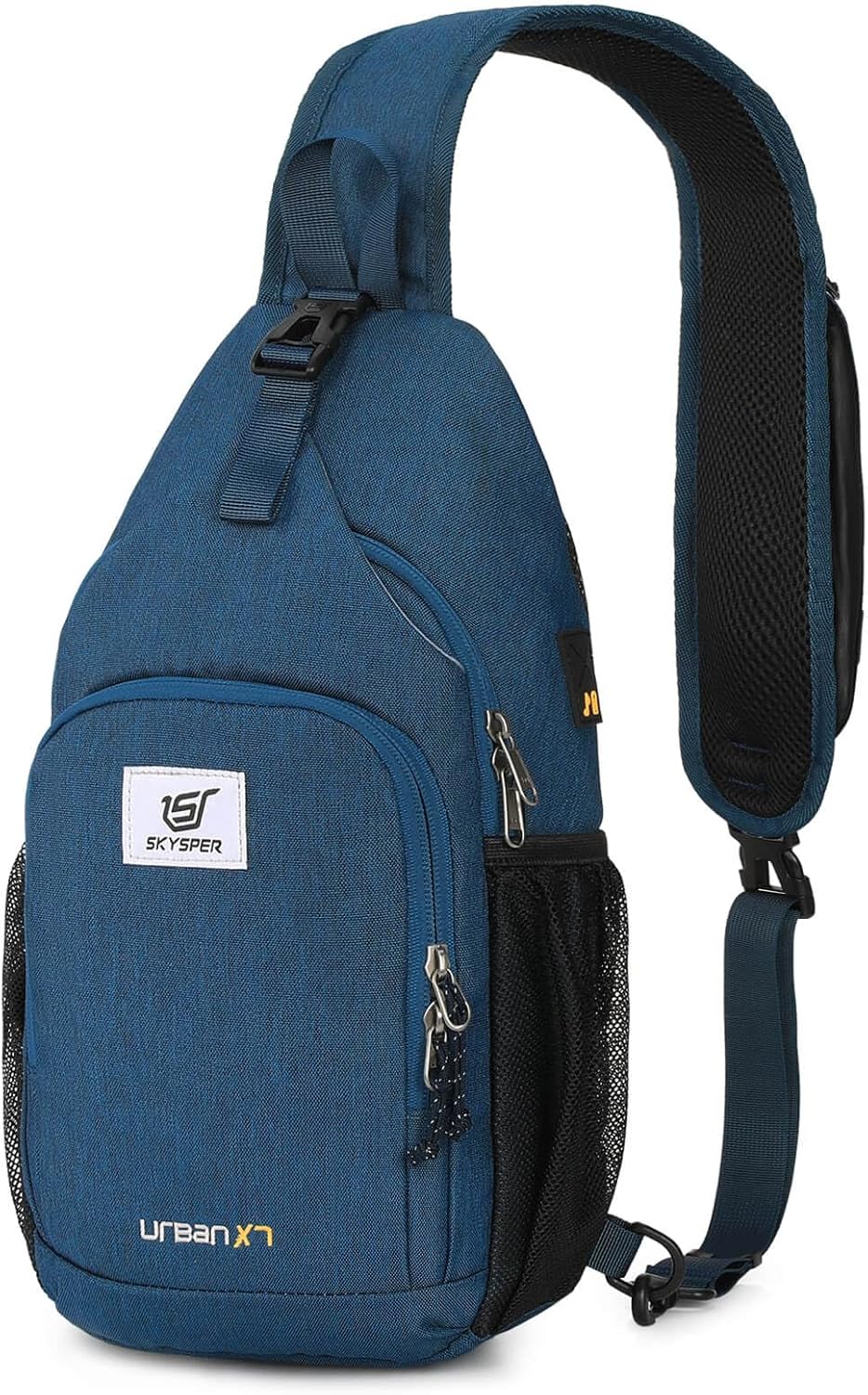 SKYSPER Sling Bag RFID Crossbody Sling Backpack Cross Body Shoulder Bag Travel Hiking Daypack for Women Men(Darkgrey)