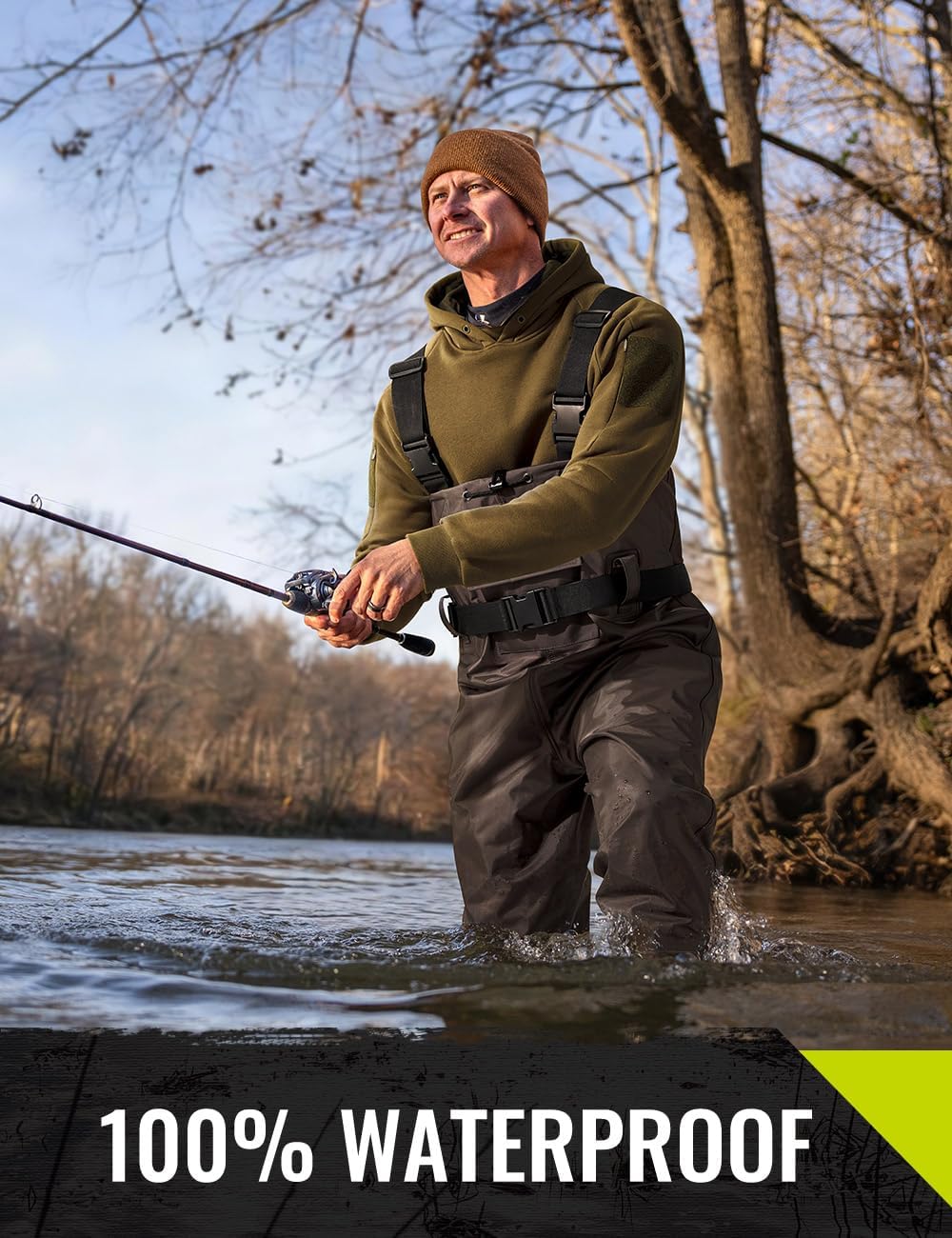 TIDEWE Chest Waders for Men Women, Waterproof Fishing Waders