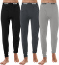 URATOT Men's Thermal Underwear Bottom Fleece Long Johns for Men Soft Warm Base Layer Thermal Pants for Cold Weather