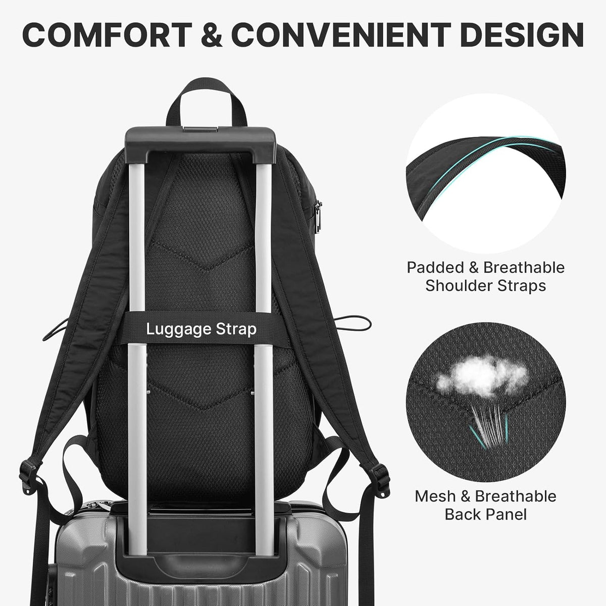G4Free 20L Hiking Travel Backpack for Women Men