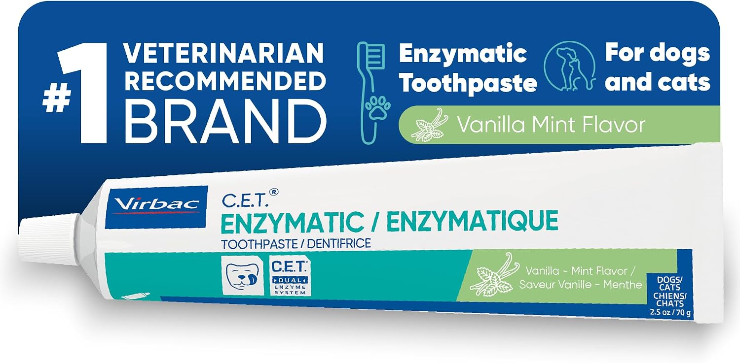 C.E.T. Enzymatic Toothpaste for Dogs and Cats, Poultry, 2.5oz