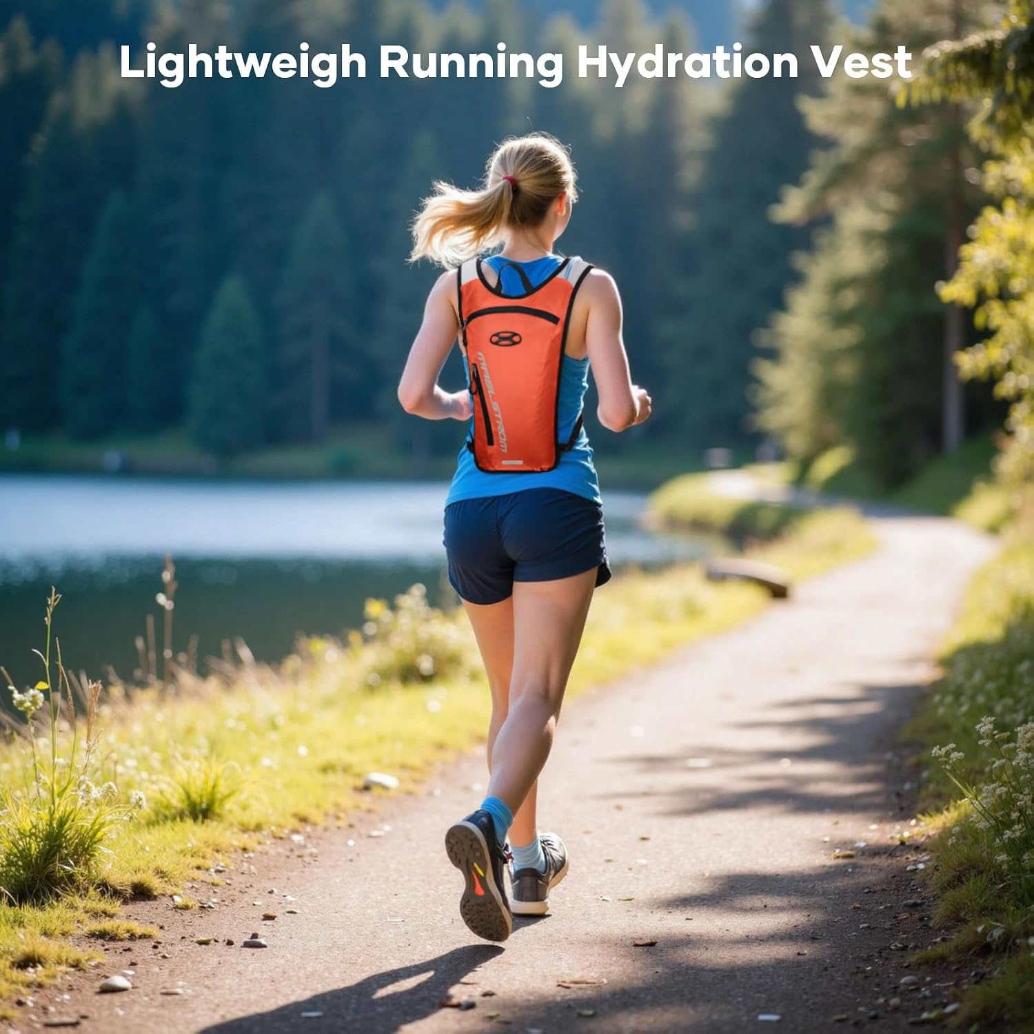 Maelstrom Hydration Backpack with 2L Water Bladder,Lightweight Running Vest