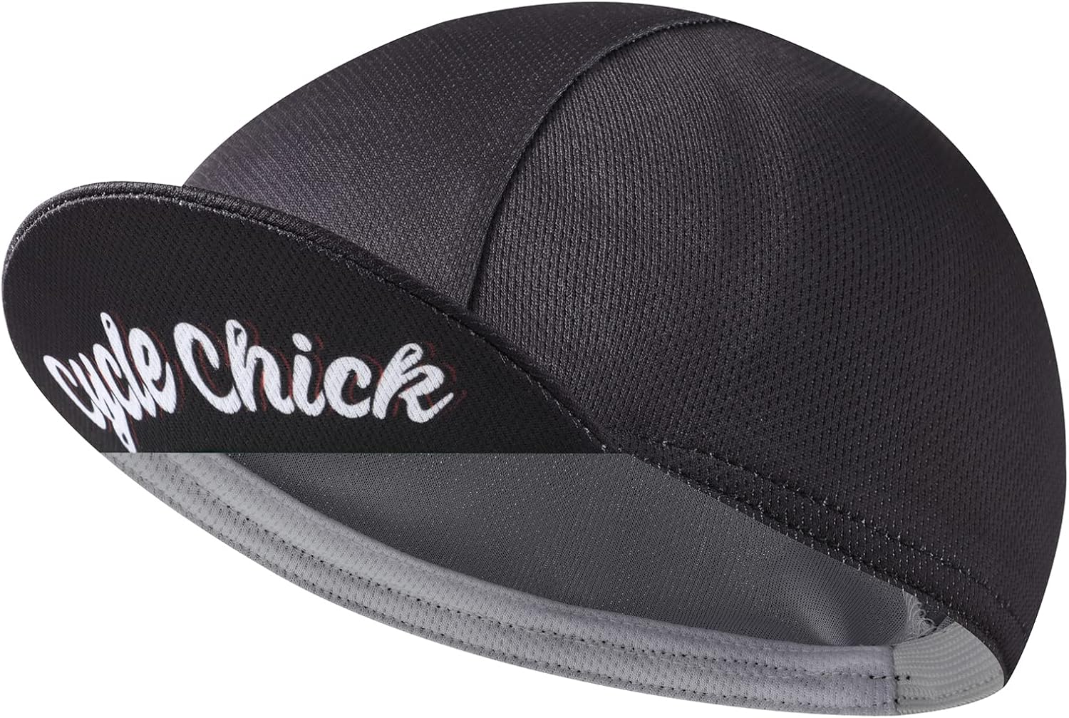 Black Cycling Cap - Polyester Funny Cycling Hat-Under Helmet - Cycling Helmet Liner Breathable&Sweat Uptake