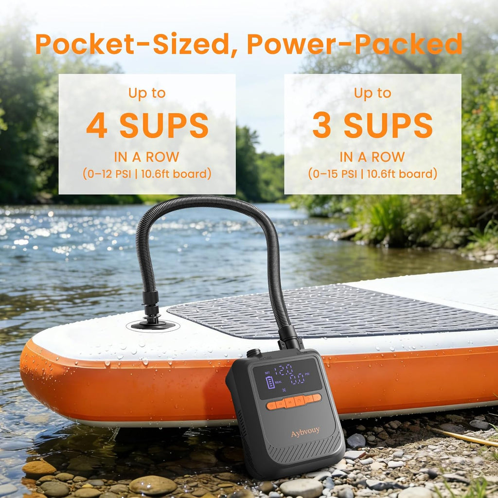Paddle Board Electric Pump,Rechargeable SUP Paddle Board Pump