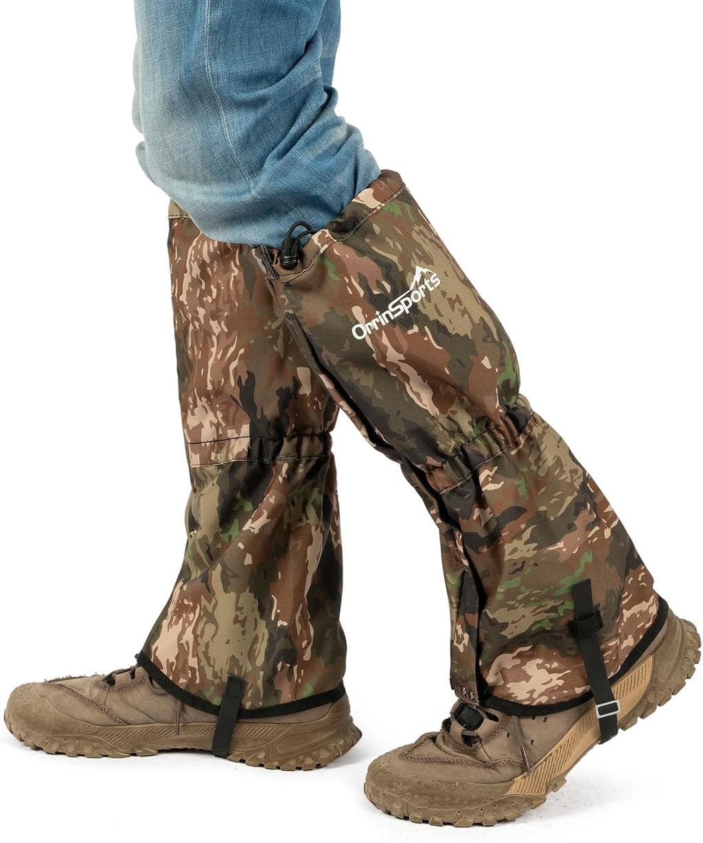Waterproof Snow Gaiters for Boots, Long Leg Gaiters for Hiking, Hunting & Outdoor Work – Anti-Snow, Anti-Water, Anti-Sand Protection