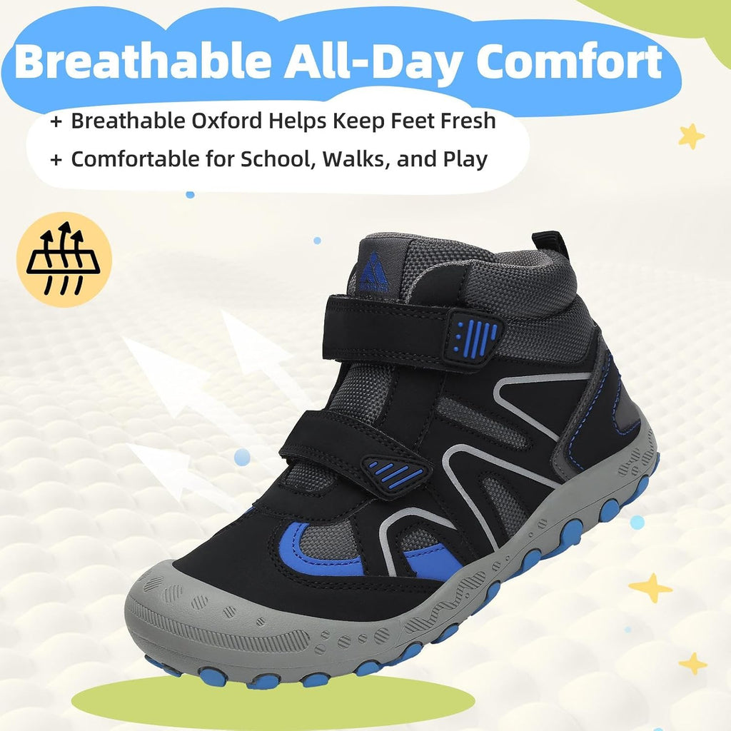 Mishansha Kids Hiking Boots for Boys Girls Water-Resistant Non-Slip