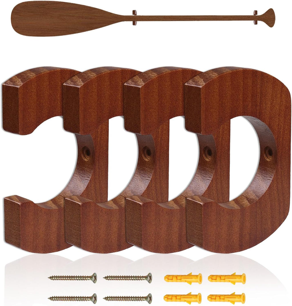 Wooden Paddle Hold Hanger Paddle Racks Wall Storage Paddle hanger