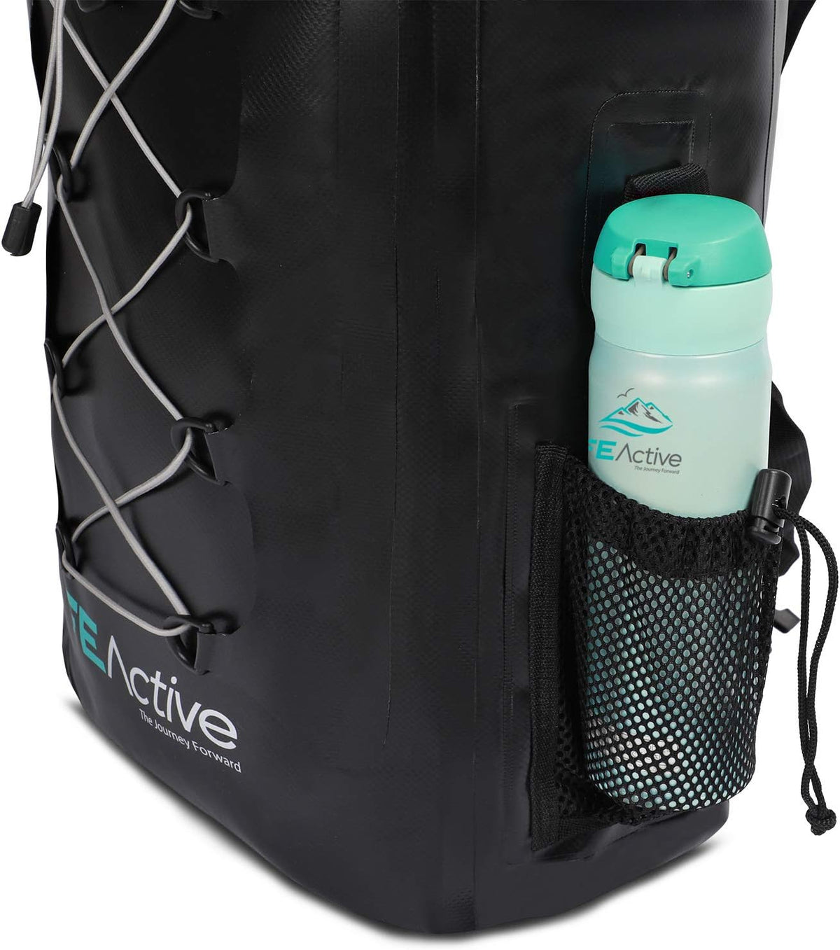FE Active Dry Bag Waterproof Backpack - 30L Eco Friendly Bag for Men & Women for Fishing, Travel, Hiking, Beach & Survival Gear. Storage for Camera & Camping Accessories | Designed in California, USA