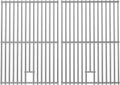 2pcs Stainless Steel Grill Grates for Charbroil, 15'' x 25.5''