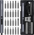 SHARDEN 29 IN 1 Mini Electric Screwdriver,Small Electric Screw Driver(Grey)