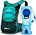 Mothybot Hydration Pack, Insulated Hydration Backpack with 2L BPA Free Water Bladder and Storage, Hiking Backpack for Men, Women, Kids for Running, Cycling, Camping - Keep Liquid Cool up to 5 Hours