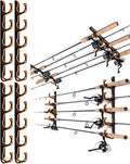 Ghosthorn Fishing Rod Rack,Wall or Ceiling Mounted Pole Holder Garage