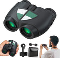 15x32 Compact Binoculars for Adults High Power with Phone Adapter