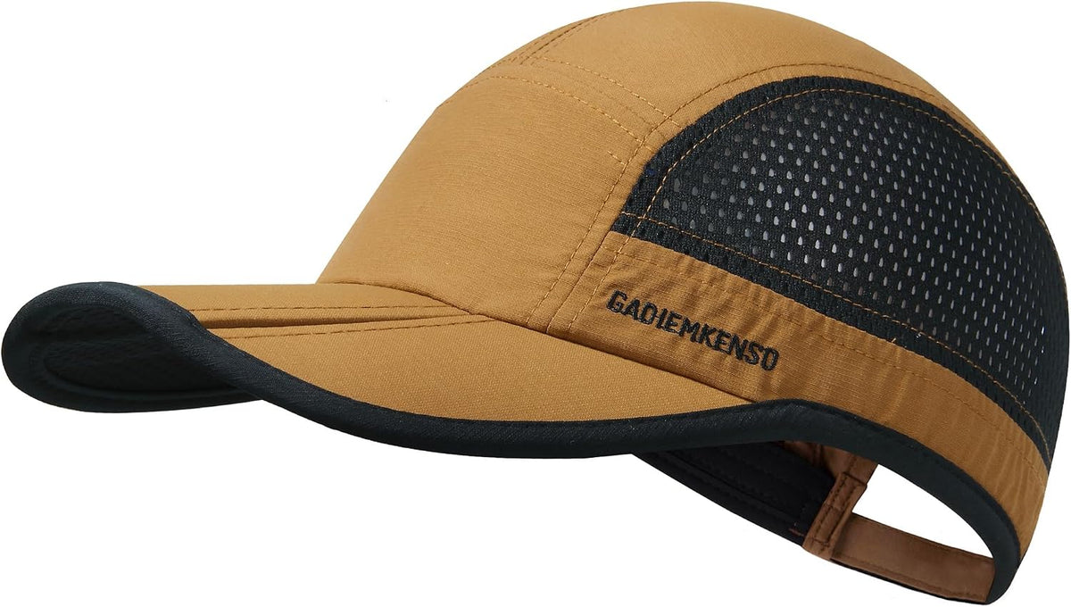 GADIEMKENSD Mens Folding Outdoor Hat Long Brim UPF 50+ Sun Protection