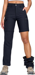 Oalka Women's Cargo Convertible Hiking Pants Zip Off Quick Dry Pants