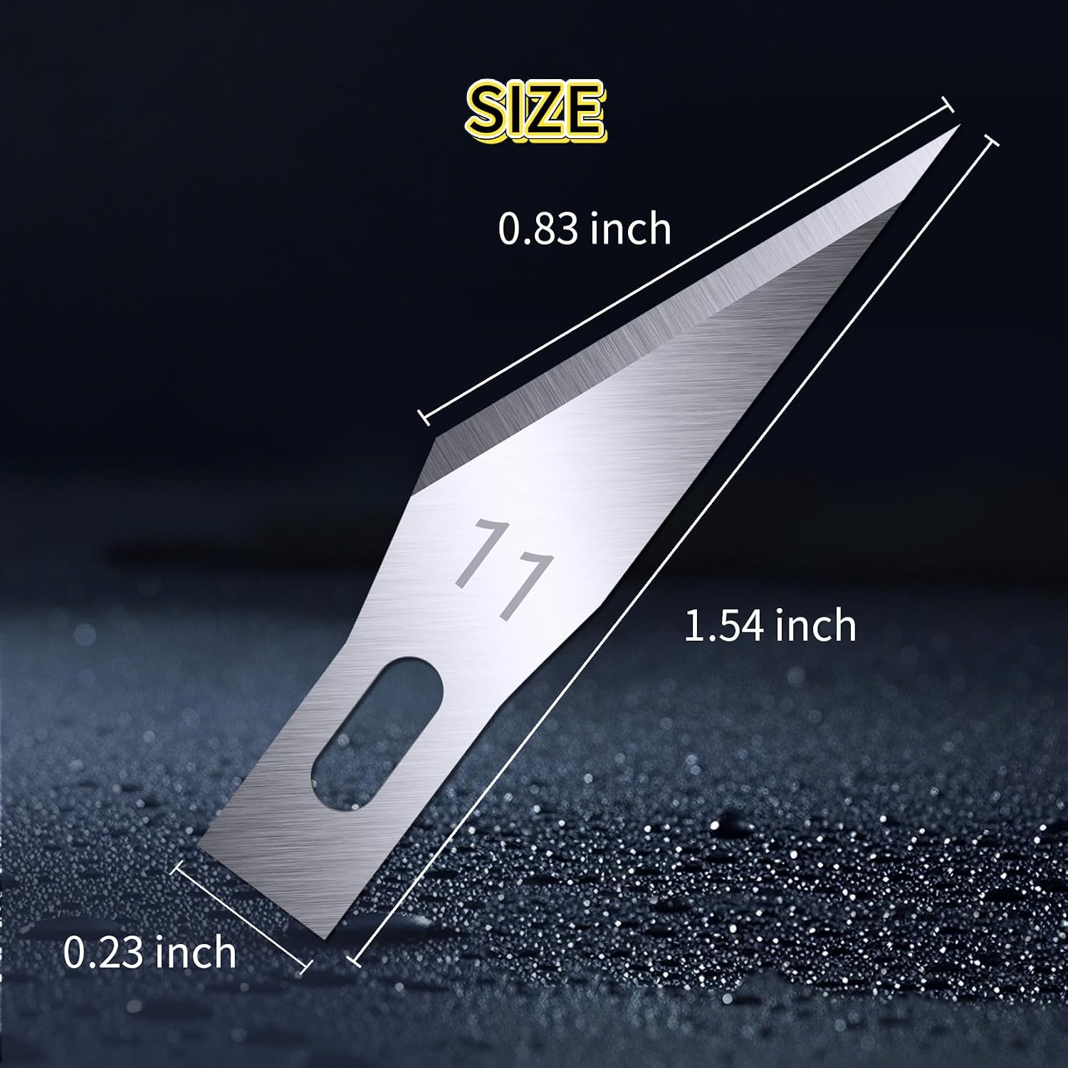 DIYSELF 200 PCS Exacto Knife Blades #11, High-Carbon Exacto Blades Refills