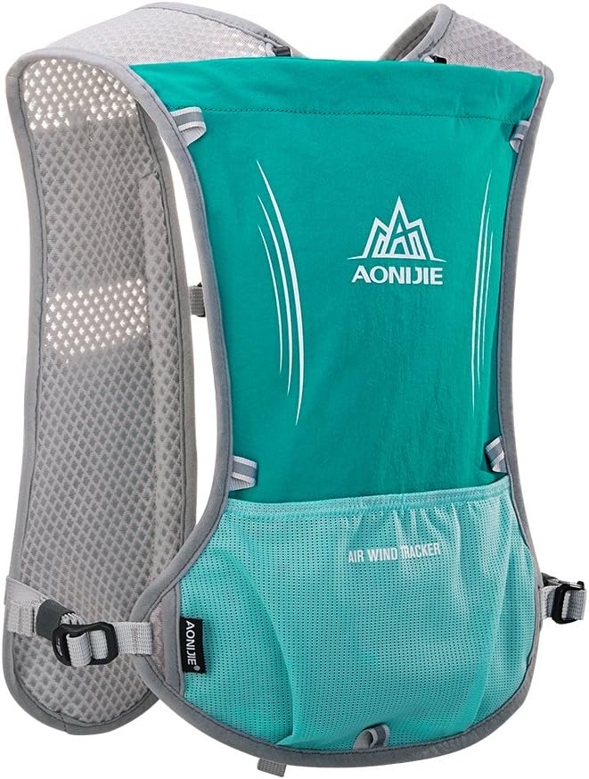 AONIJIE Hydration Vest Pack Backpack 5L 5.5L Marathoner Running Vest Race Hydration for Women and Men Trail Run Hiking Jogging