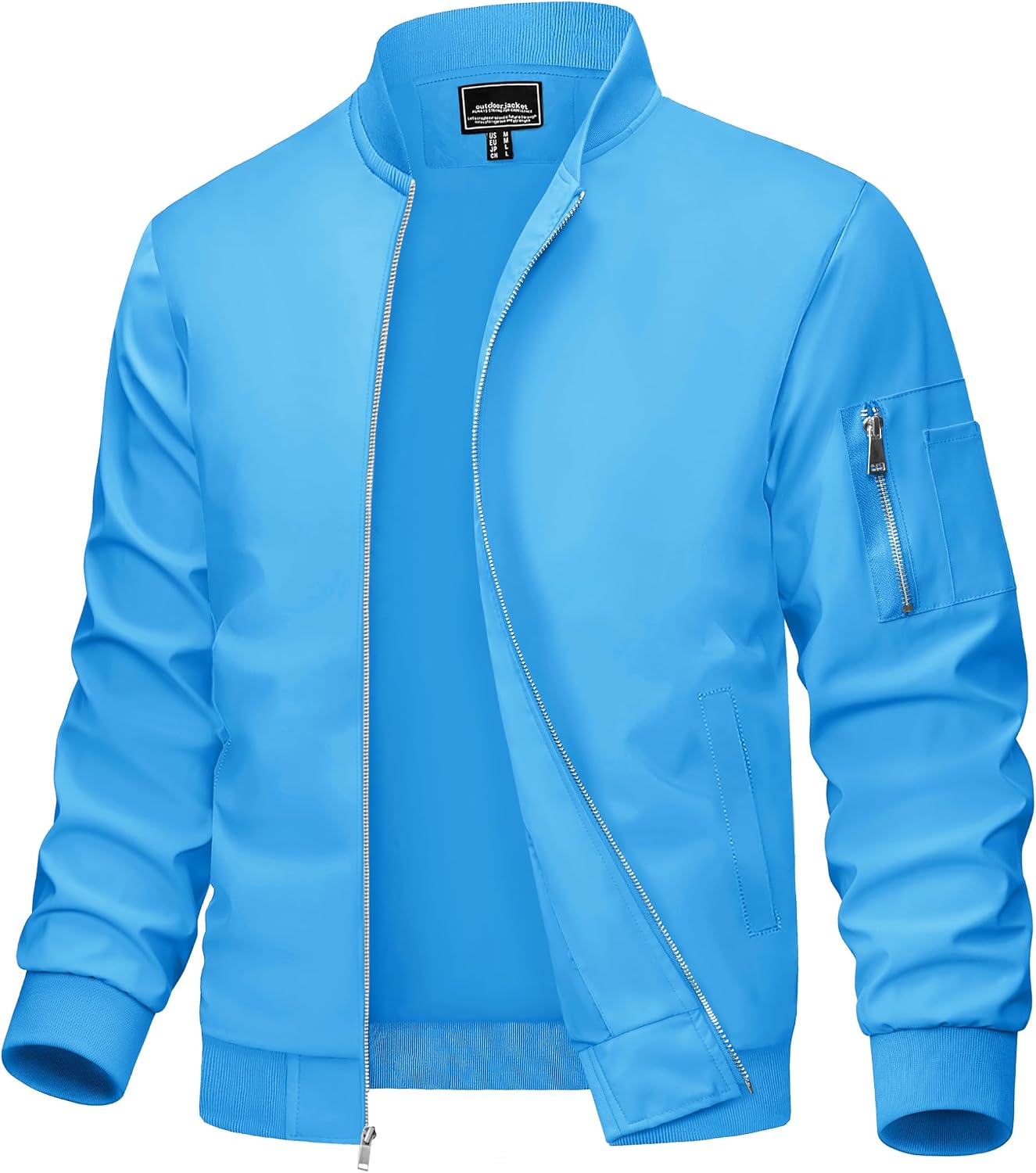 MAGCOMSEN Men's Bomber Jacket Lightweight Windbreaker Spring Fall Jacket