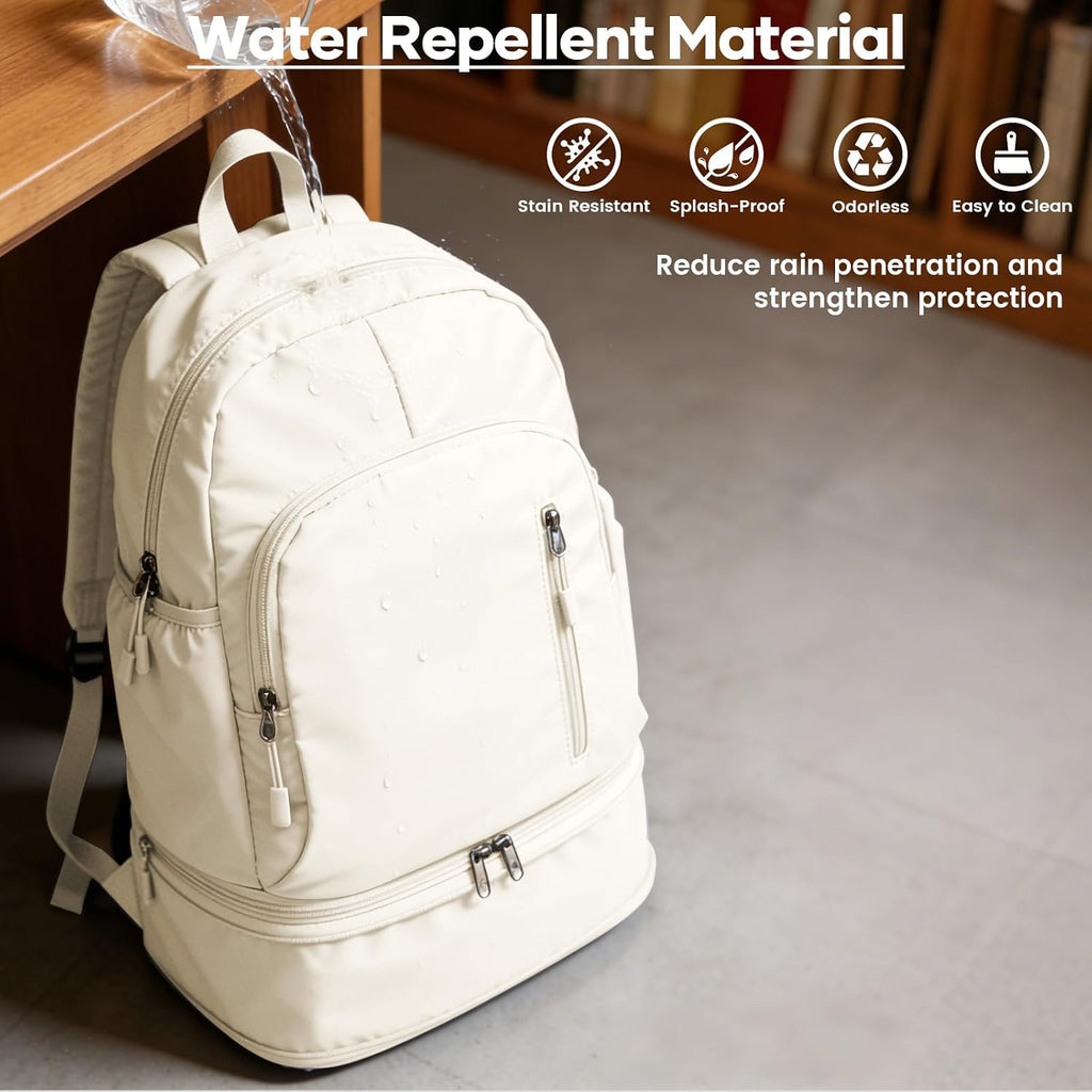 Gym Backpack for Women, Dance Volleyball Backpacks With Shoe Compartment