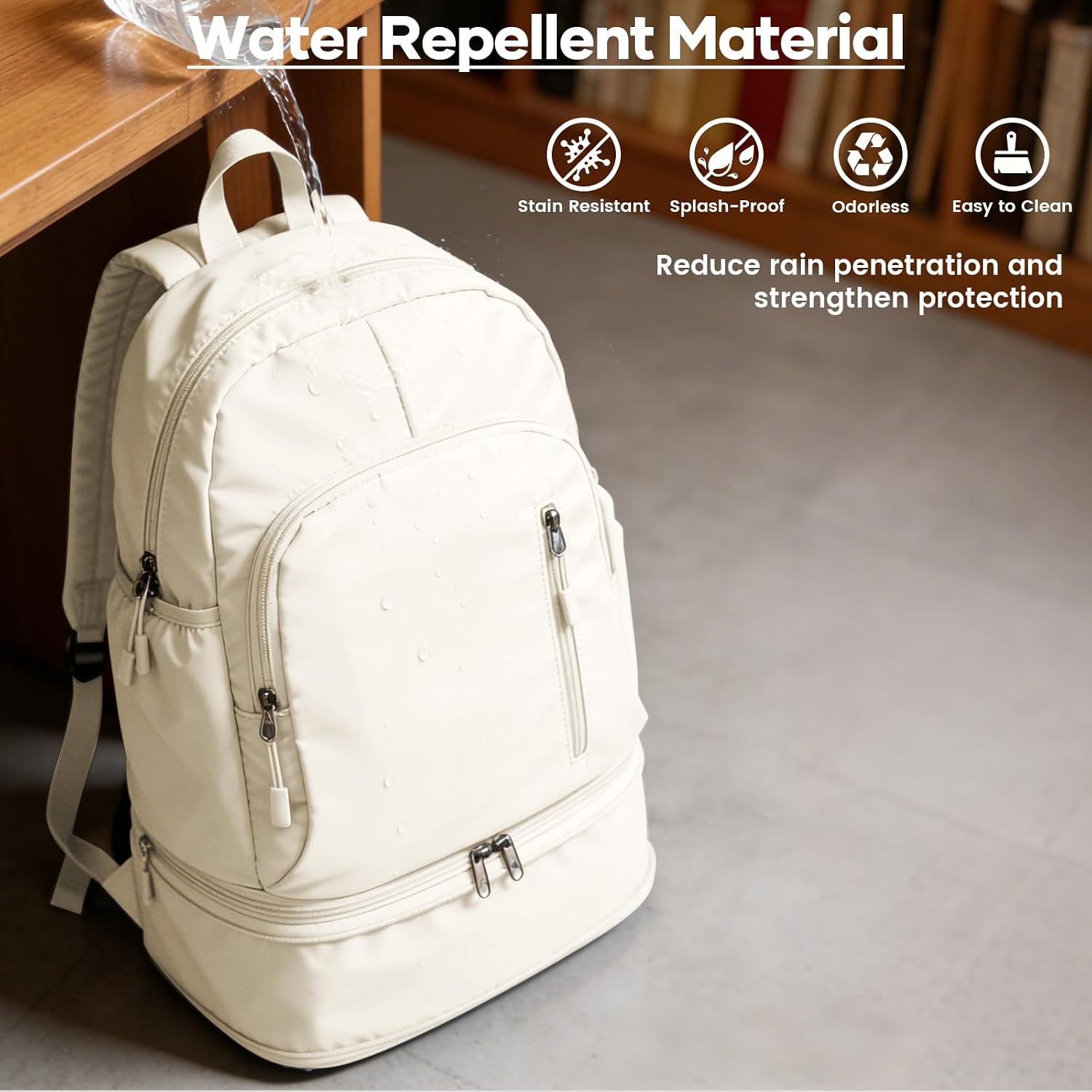 Gym Backpack for Women, Dance Volleyball Backpacks With Shoe Compartment