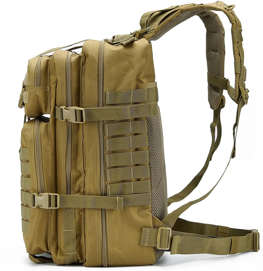 QT&QY 45L Military Tactical Backpacks Molle Army Assault Pack 3 Day Bug Out Bag Hiking Treeking Rucksack…