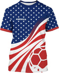 Mens Soccer Jersey Men's Clothing Short Sleeve Top Adult Sports Fan T Shirts for Men Women