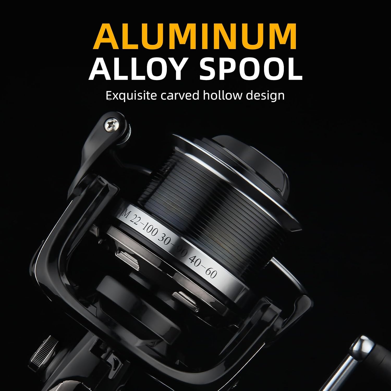 Big Game Surf Spinning Fishing Reel, 44Lbs Max Drag Saltwater Fishing Reels