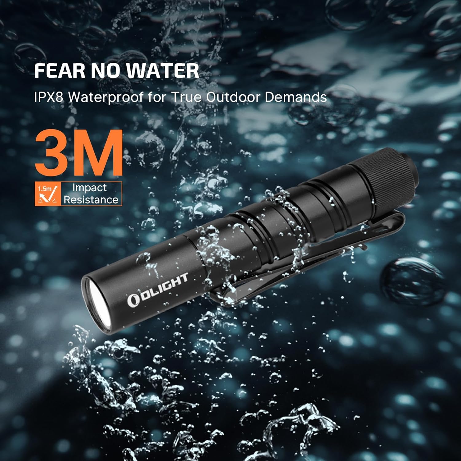 OLIGHT I3T 2 EOS Pocket Small EDC Flashlight (Black)
