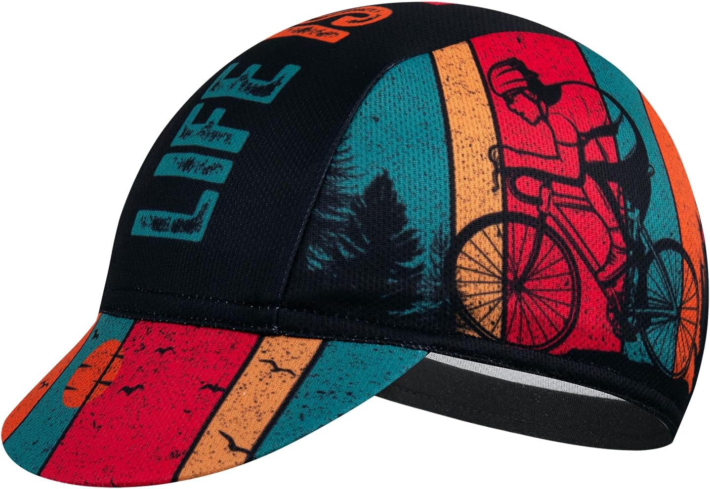 Cycling Cap for Man and Woman Cycling Hat Under Helmet-Polyester Breathable Sweat Absorbent