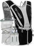 Hydration Pack Backpack, IX INOXTO Running Hydration Vest with 1.5L ( 50 oz) Water Bladder for Men Women, Lightweight Water Backpack for Hiking Cycling Climbing Camping