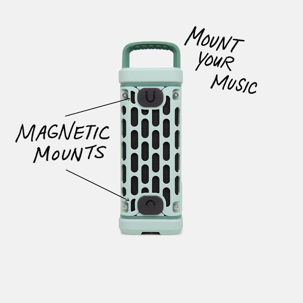 Turtlebox Ranger, Ultra-Portable Bluetooth Speaker, Waterproof, River Rock