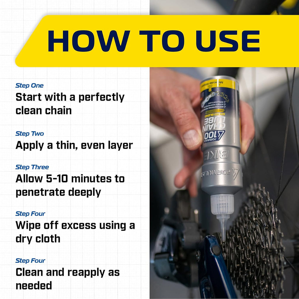 Dry Bike Chain Lube – Dry Condition Bicycle Chain Lube – 120ml