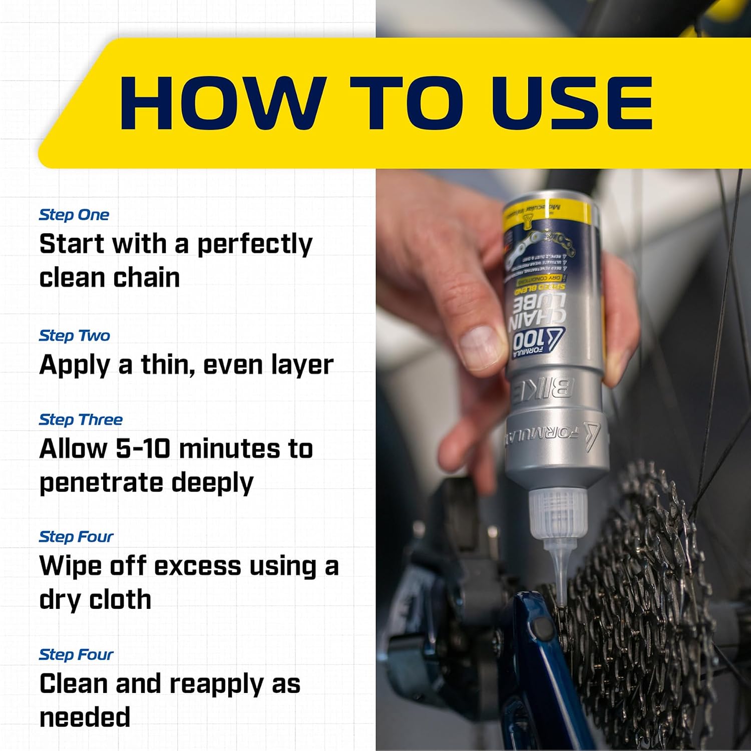Dry Bike Chain Lube – Dry Condition Bicycle Chain Lube – 120ml