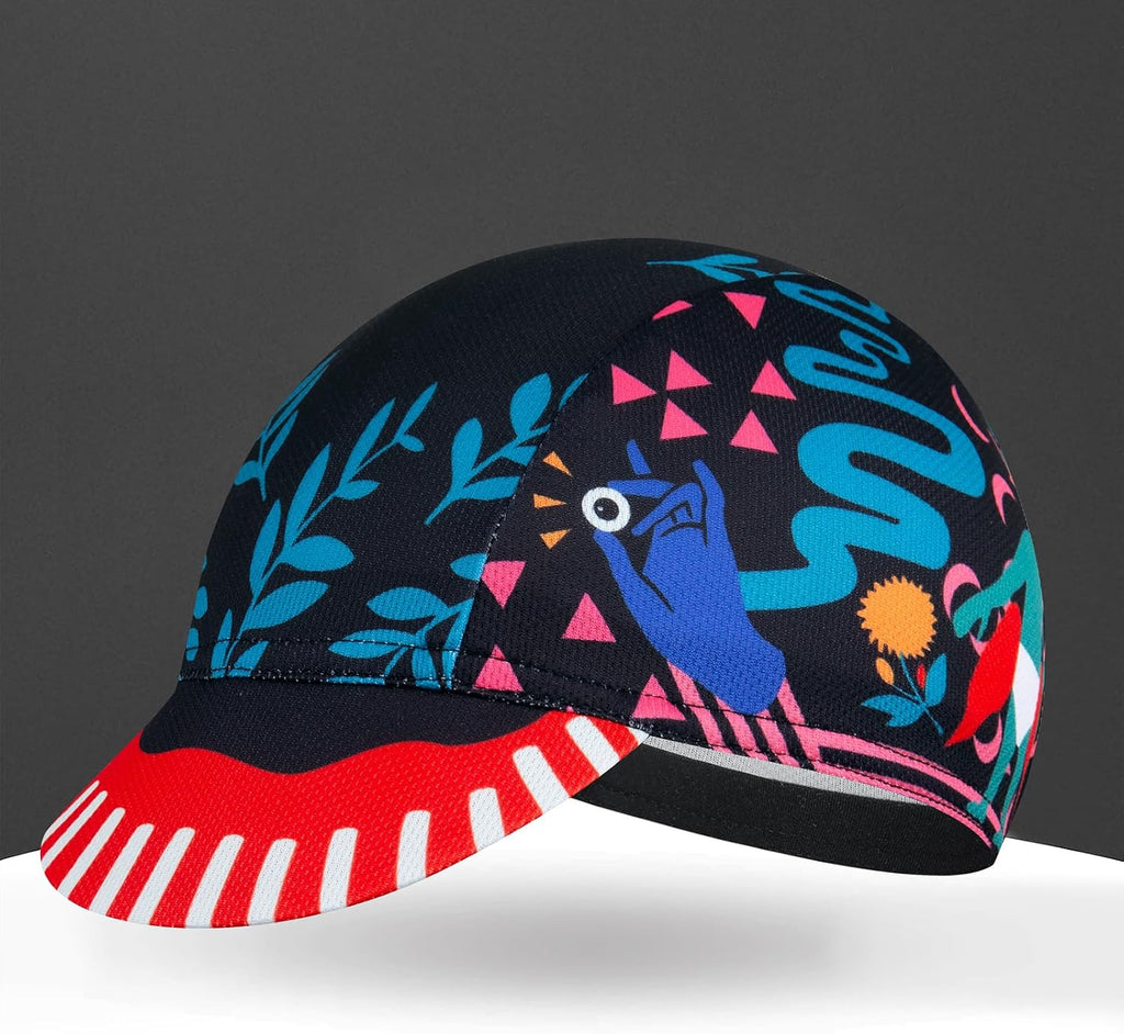 Cycling Cap for Man and Woman Cycling Hat Under Helmet-Polyester Breathable Sweat Absorbent