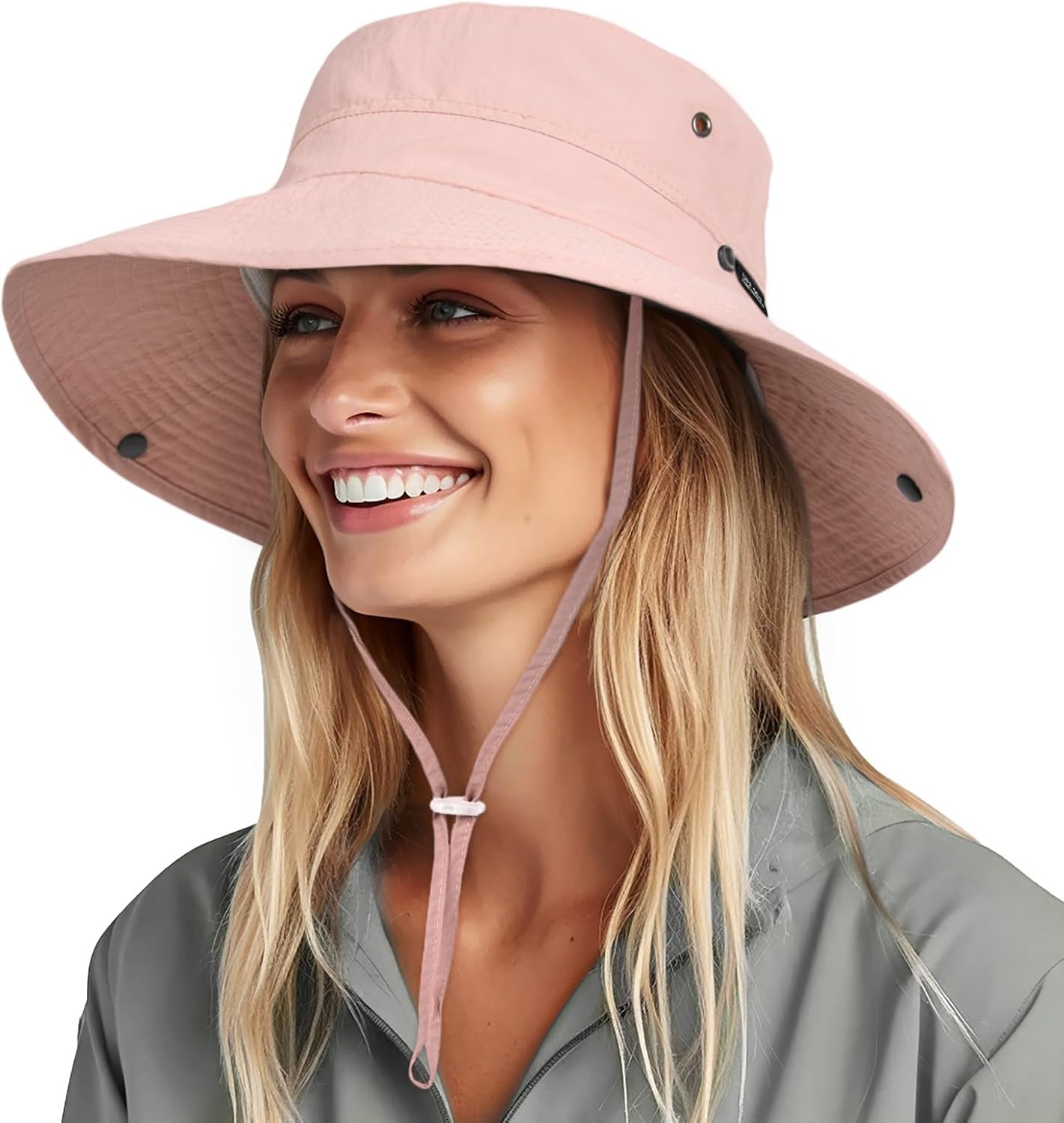FURTALK Sun Hats for Women Ponytail Wide Brim Summer Packable Cowboy Hat