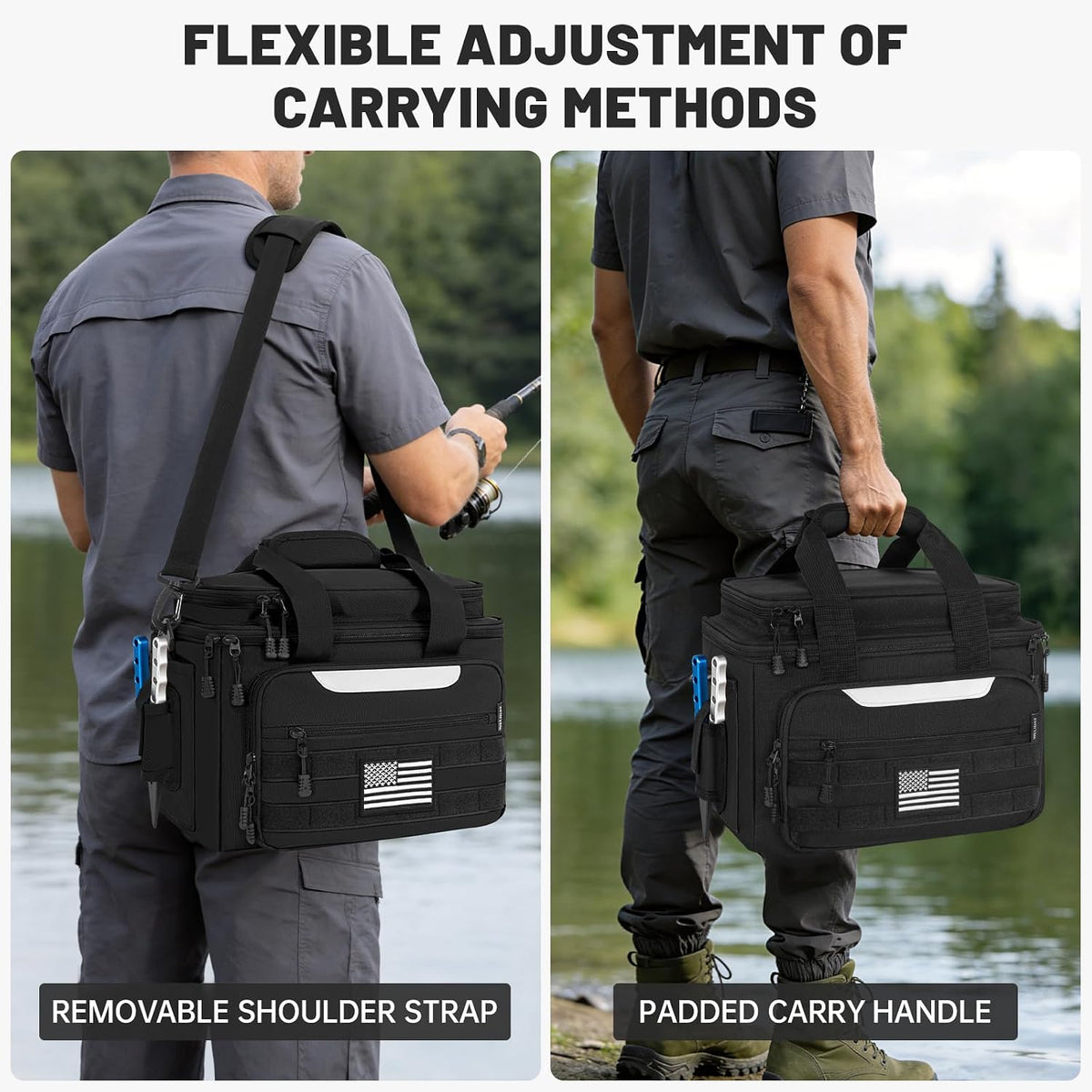 Fishing Tackle Bag Empty, Fits 3400-3600 & 4007 Lure Boxes