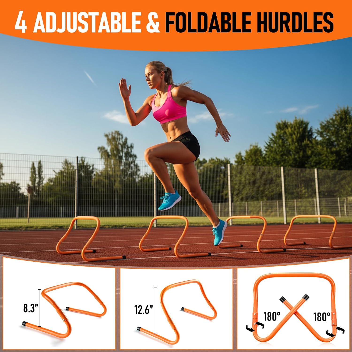 Agility Ladder,Soccer Training Equipment Set,Speed & Agility Training