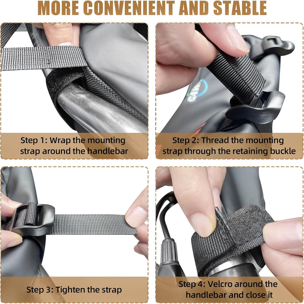 Dirtbike Handlebar Bag, Universal Motorcycle Handle Bag, Waterproof